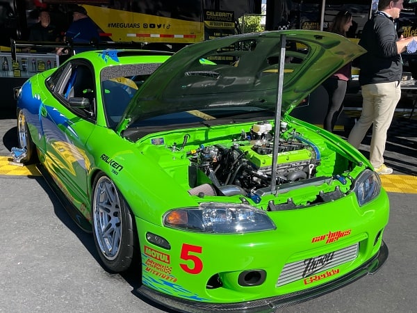 Green race car from the 1st Fast and the Furious movie.